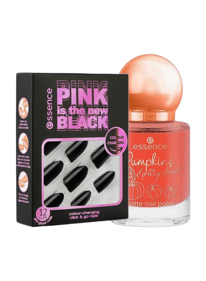 Essence Matte Manicure Bundle – False Nails & Nail Polish Set - Image 1